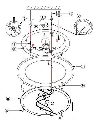 Накладной светильник Globo Ballerina I 48090