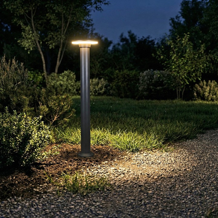 Наземный высокий светильник Reluce  09974-0.7-001JH 1,0M LED12W BK RLOS