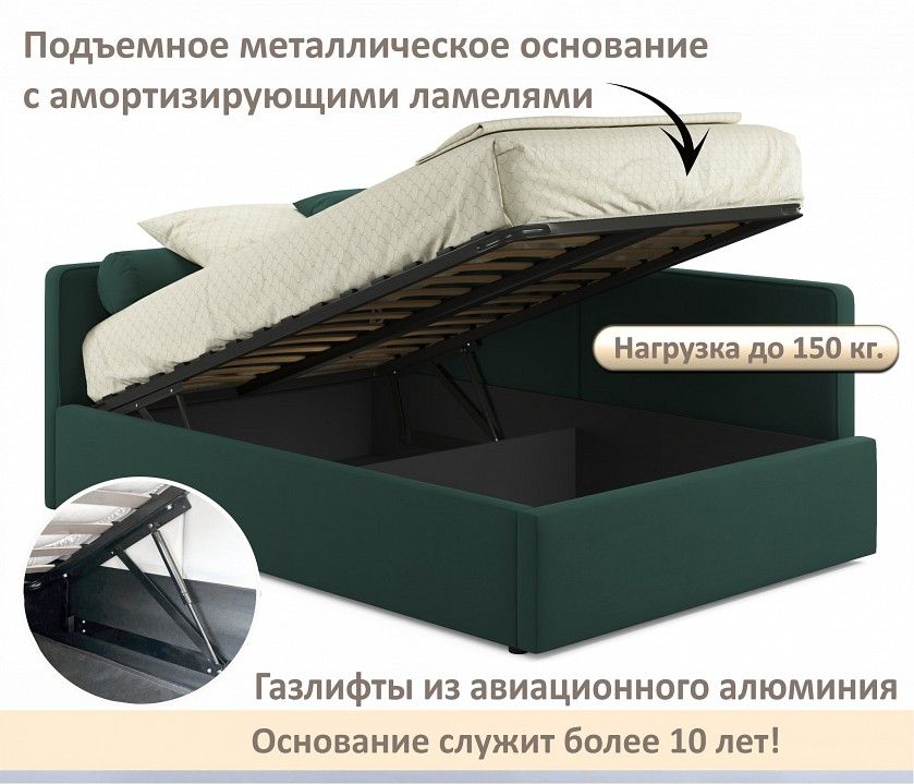Кровать полутораспальная Kapri 1200
