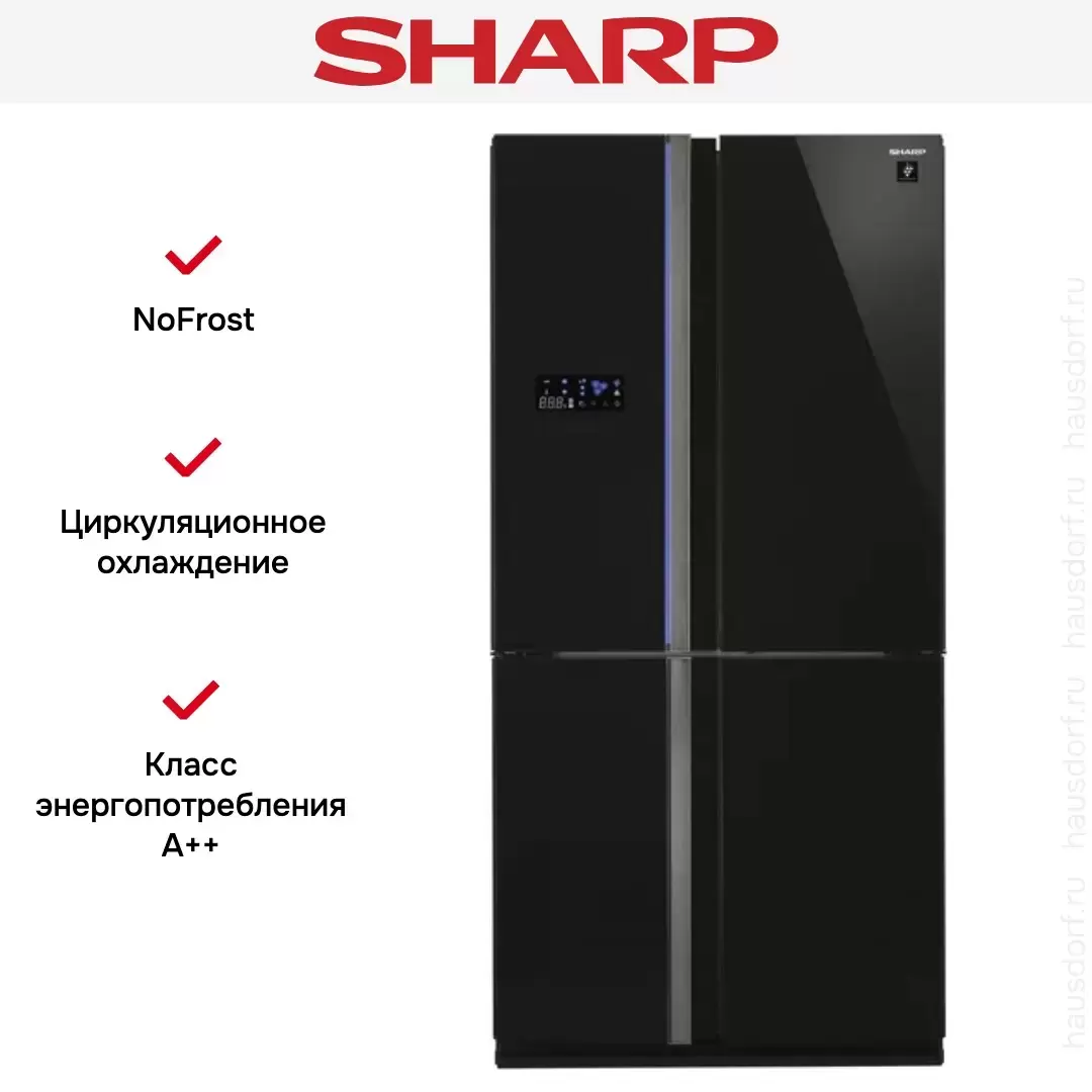 Холодильник Sharp SJFS97VBK