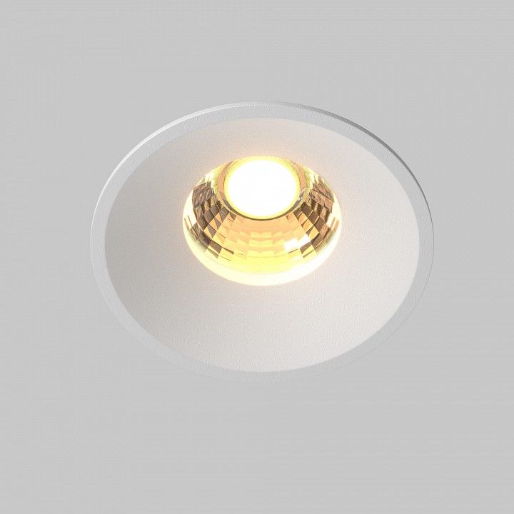 Встраиваемый светильник Maytoni Technical Раунд DL058-12W-DTW-W