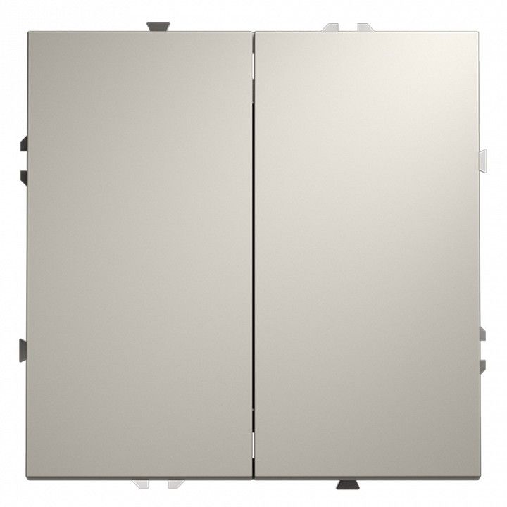 Выключатель двухклавишный без рамки Voltum S70 VLS020103