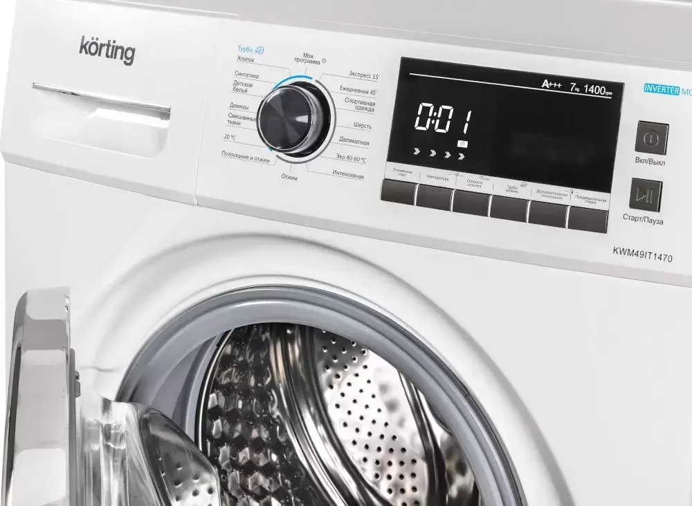 Отдельностоящая стиральная машина Korting KWM 49IT1470