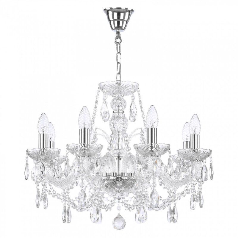 Подвесная люстра Bohemia Ivele Crystal 105 105/8/195 Ni