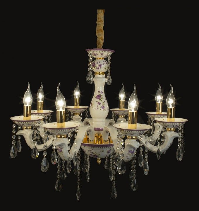 Подвесная люстра Arte Lamp Contessa A6613LM-8GO