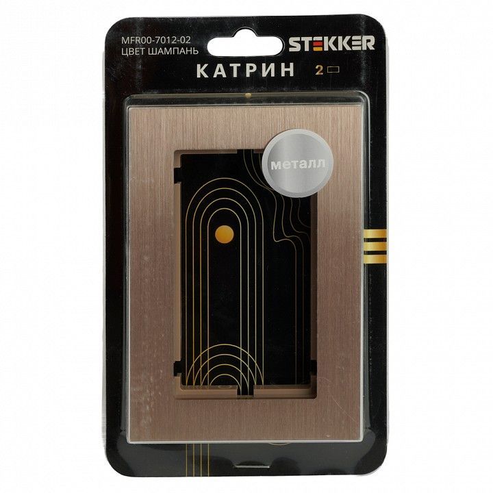 Рамка на 2 поста Stekker Катрин 50030