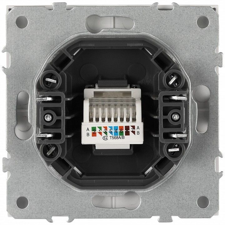 Розетка Ethernet RJ-45 без рамки Эра Galaxy Б0070750