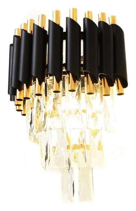 Накладной светильник LUMINA DECO Funneli LDW 6003-2 BK+F.GD