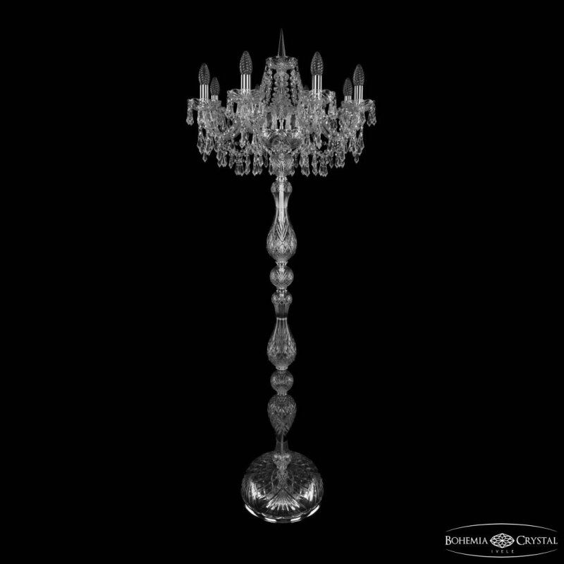 Торшер Bohemia Ivele Crystal 1403 1403T1/8/195-160 Ni