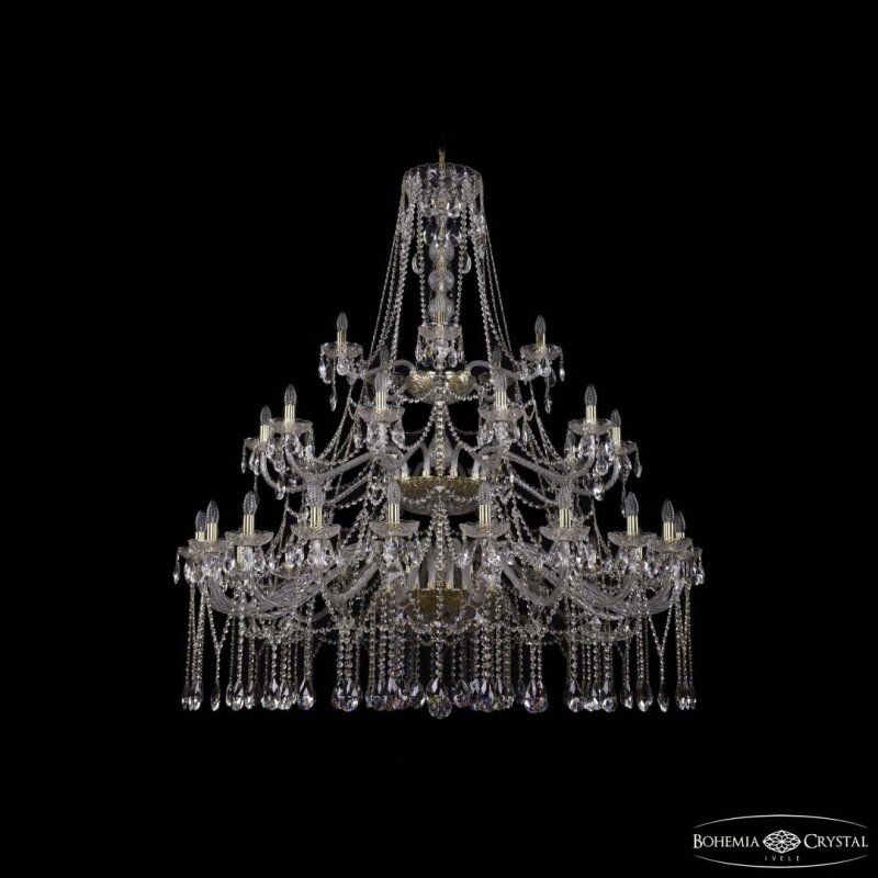 Подвесная люстра Bohemia Ivele Crystal 1413 1413/20+10+5/530/3d G