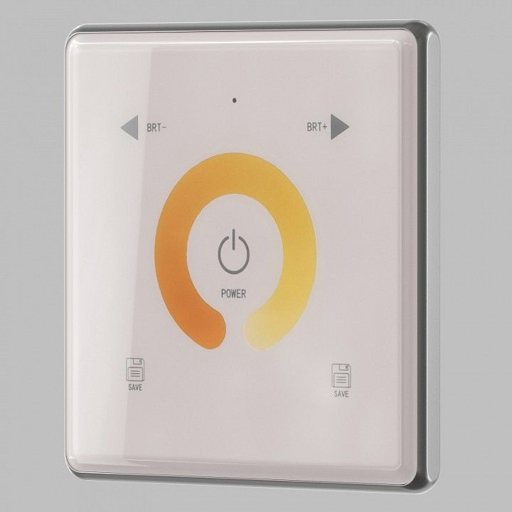 Панель-регулятора ЦТ сенсорная встраиваемая Denkirs Smart DK7200-WH