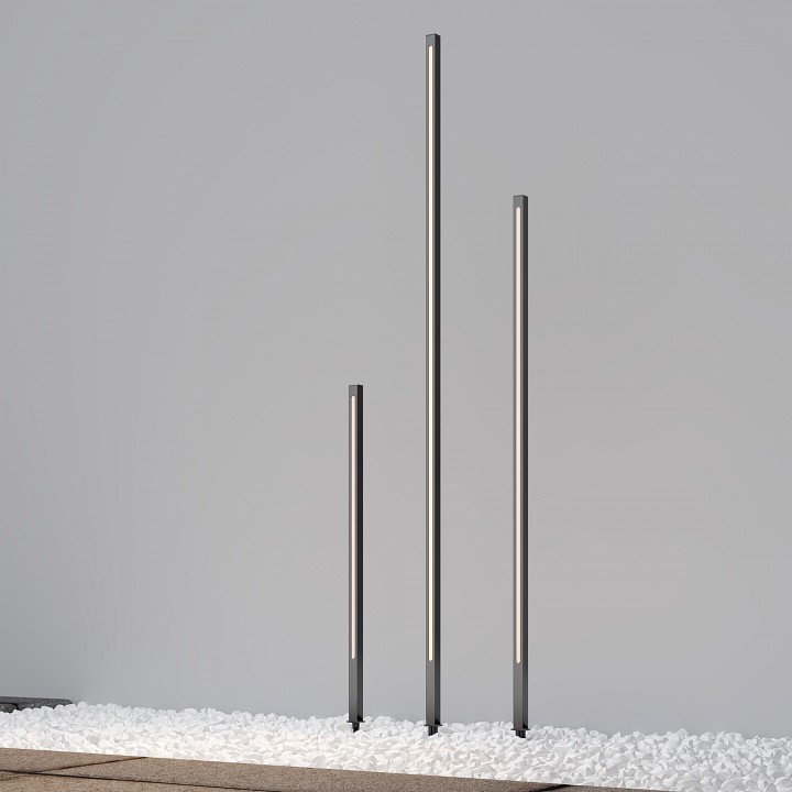 Наземный высокий светильник Maytoni Outdoor Pole O440FL-L12GF3K