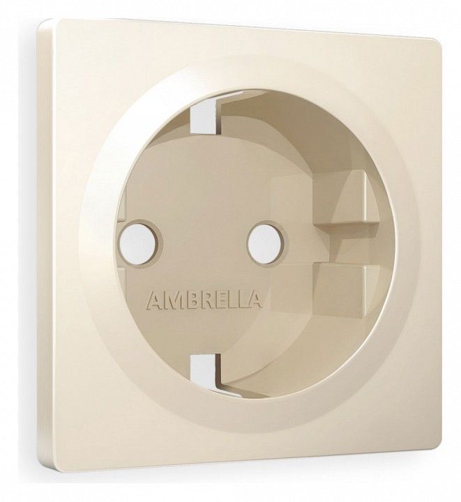 Накладка для розетки с заземлением Ambrella Volt ALFA AP3260