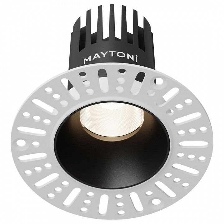 Встраиваемый светильник Maytoni Technical Омут DL119-10W-4K-TRS-B