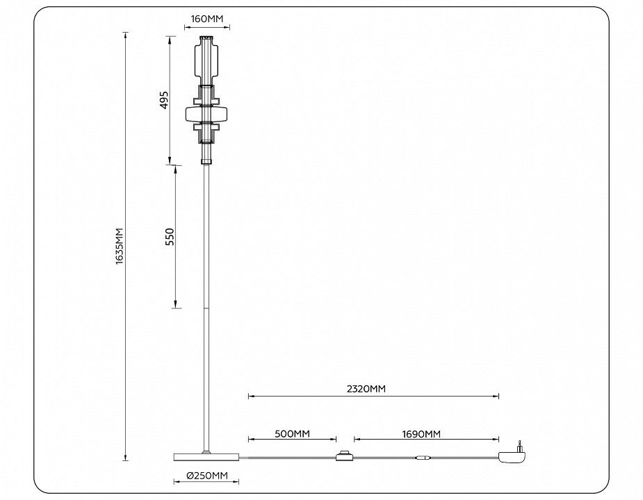 Торшер Ambrella Light LH LH53132
