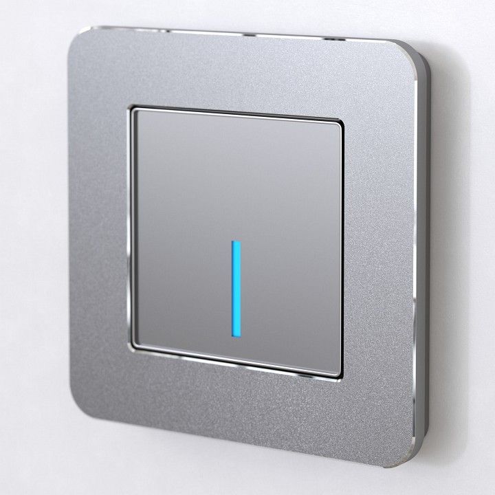 Рамка на 1 пост Werkel Platinum (алюминий) W0012606