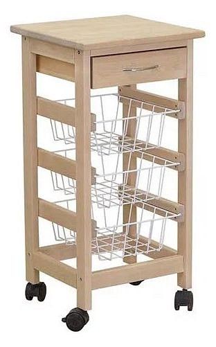 Стеллаж Мебелик С ящиком и корзинами 4630216191269