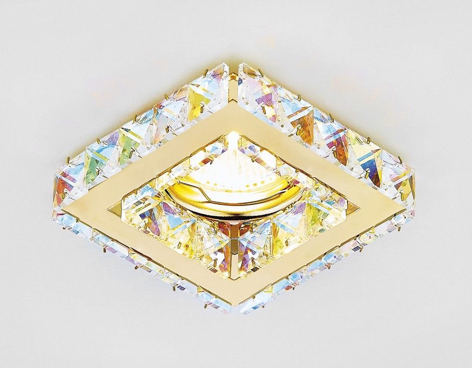 Встраиваемый светильник Ambrella Light Crystal K110 K110 PR/G