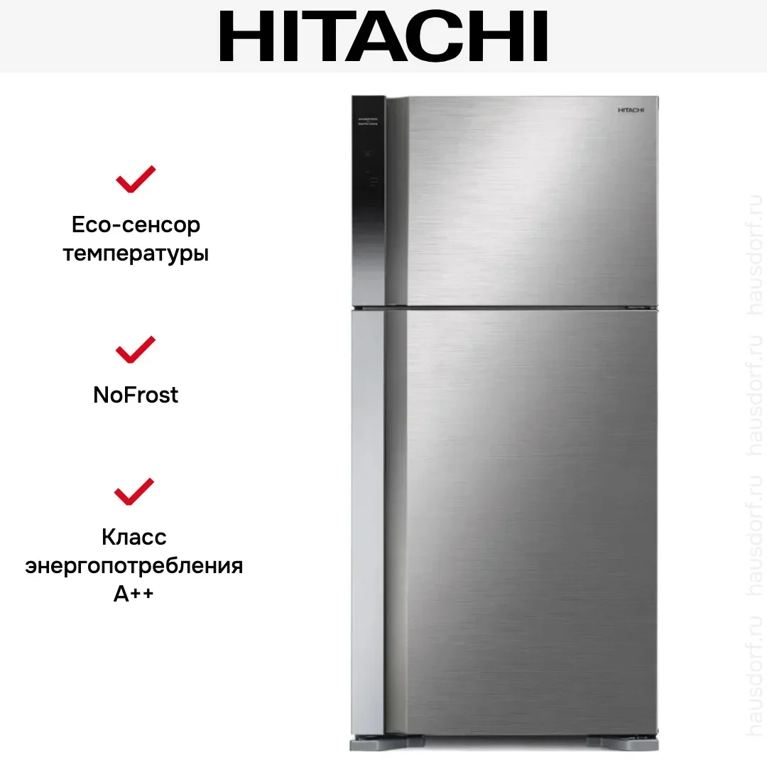 Холодильник Hitachi R-V 660 PUC7-1 BSL
