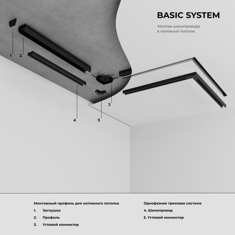 Светильник на штанге Elektrostandard Basic System 85900/01