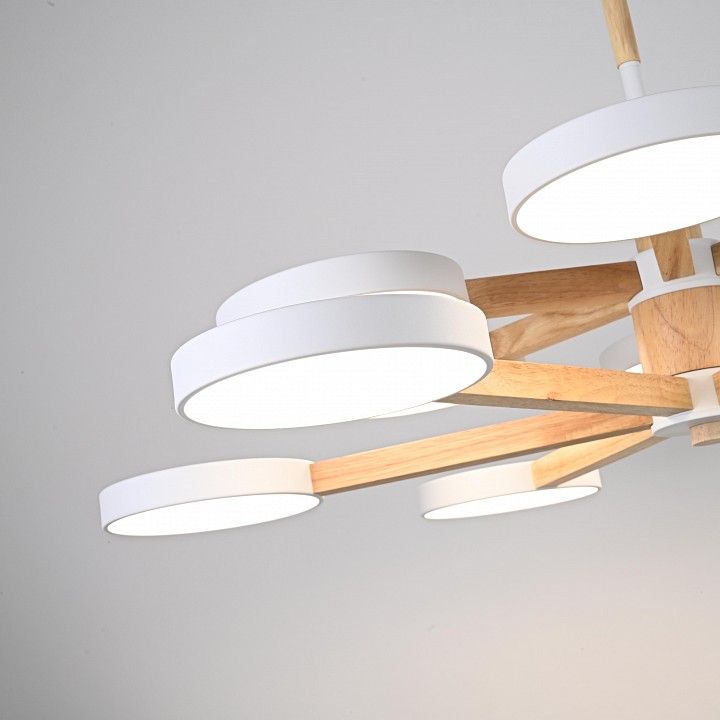 Люстра на штанге Imperiumloft TURNA White TURNA-DBL01