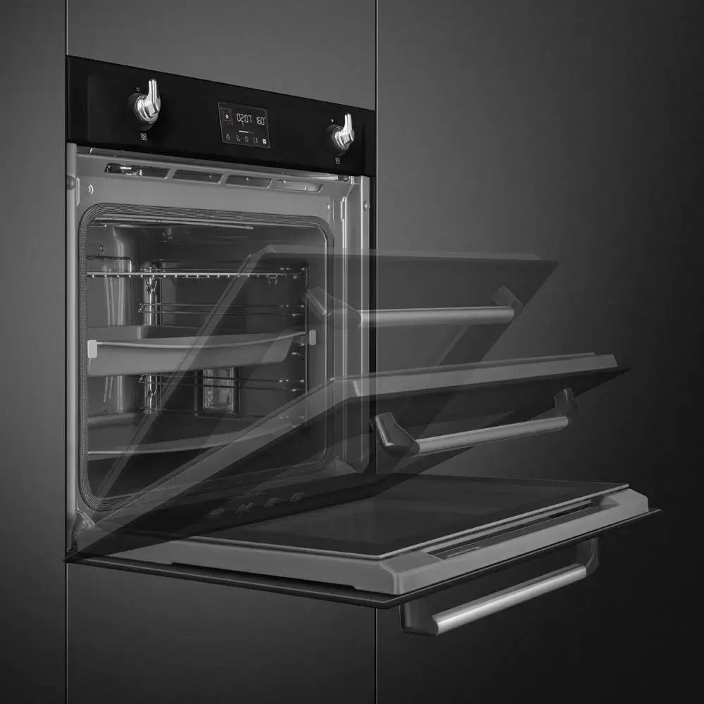 Духовой шкаф с паром Smeg SOP6902S2PN