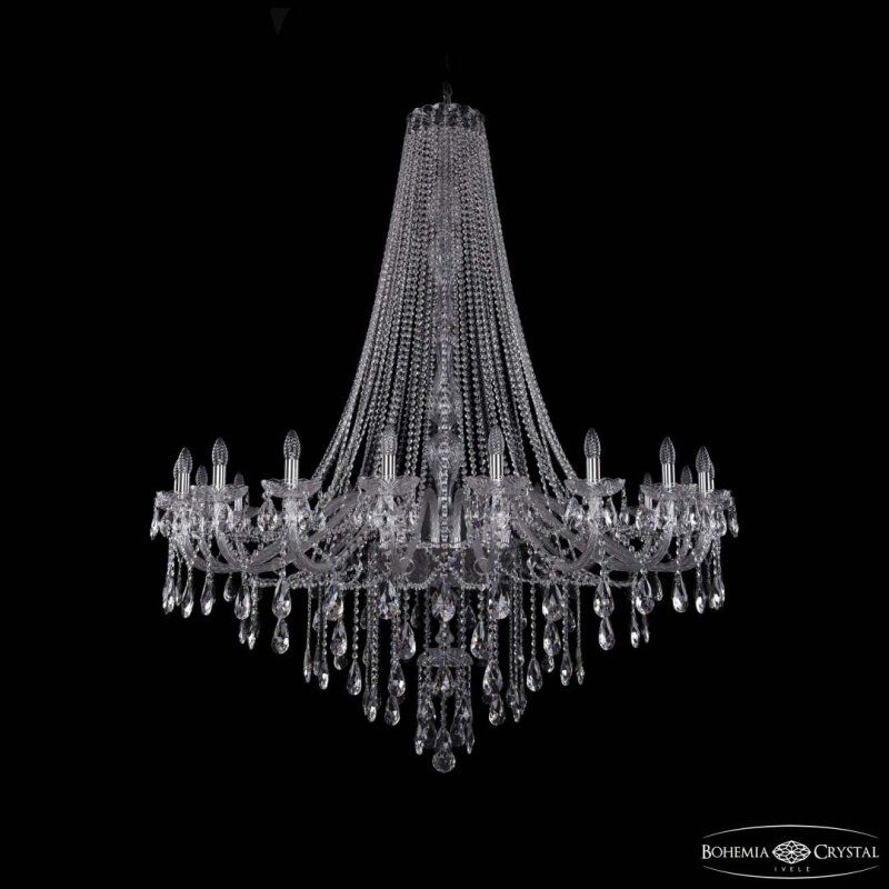 Подвесная люстра Bohemia Ivele Crystal 1415 1415/20/530/h-180 Ni