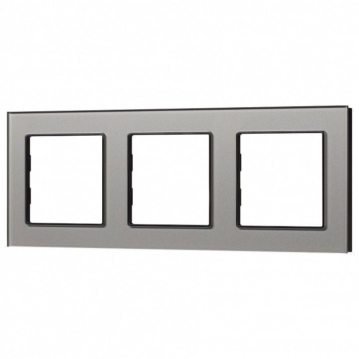 Рамка на 3 поста Arlight GLARE 043801