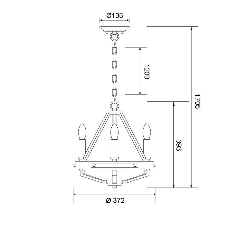 Подвесная люстра Wertmark BRENDA WE586.03.023