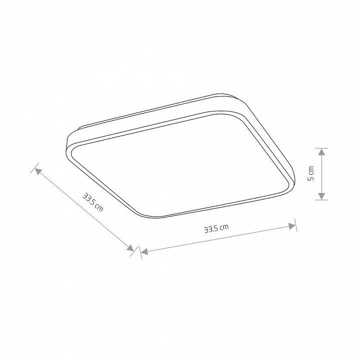 Накладной светильник Nowodvorski Agnes Square Led Pro 10983