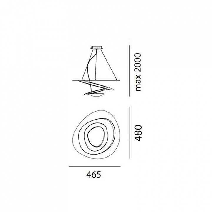 Подвесной светильник Artemide  1249020A