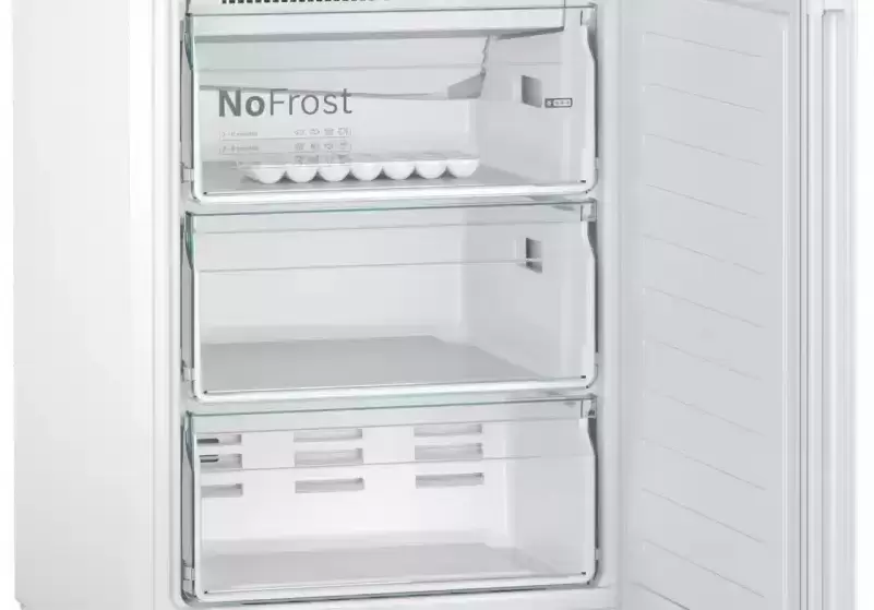Холодильник с нижней морозильной камерой BOSCH KGN39UW27R