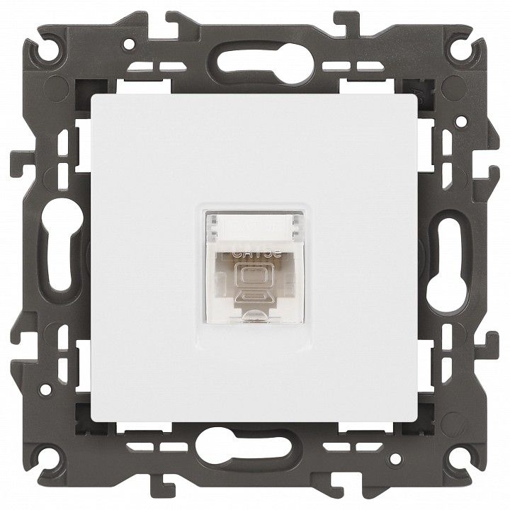 Розетка Ethernet RJ-45 без рамки Эра Эра Elegance 14-3107-01