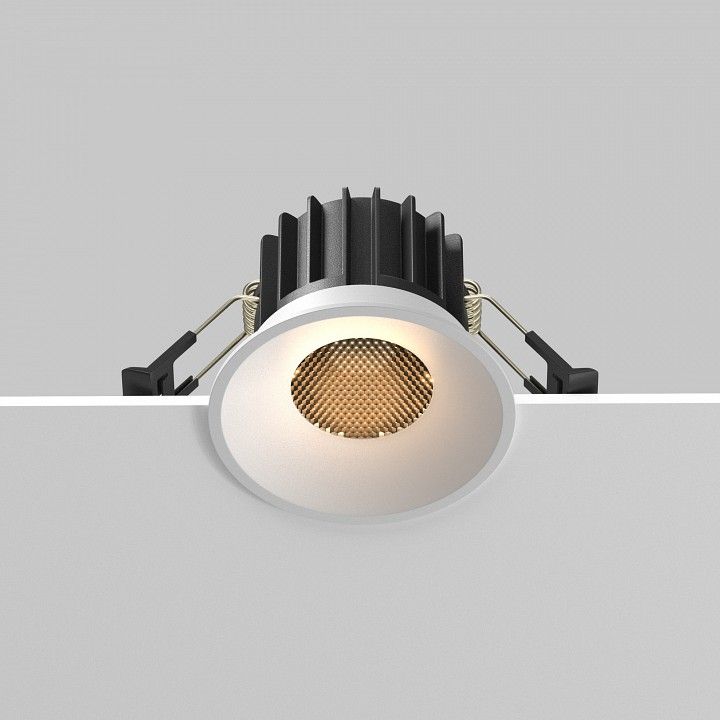 Встраиваемый светильник Maytoni Technical Раунд DL058-12W3K-W