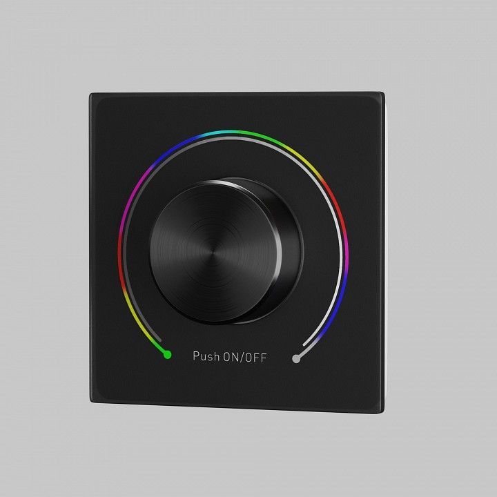 Панель-регулятора цвета RGB роторный встраиваемый Maytoni Lighting control Панели управления 721038