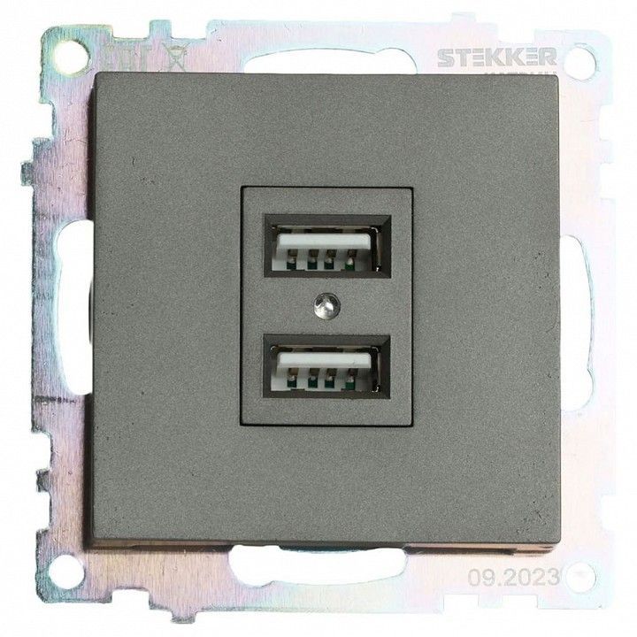 Розетка USB type A без рамки Stekker Катрин 49422