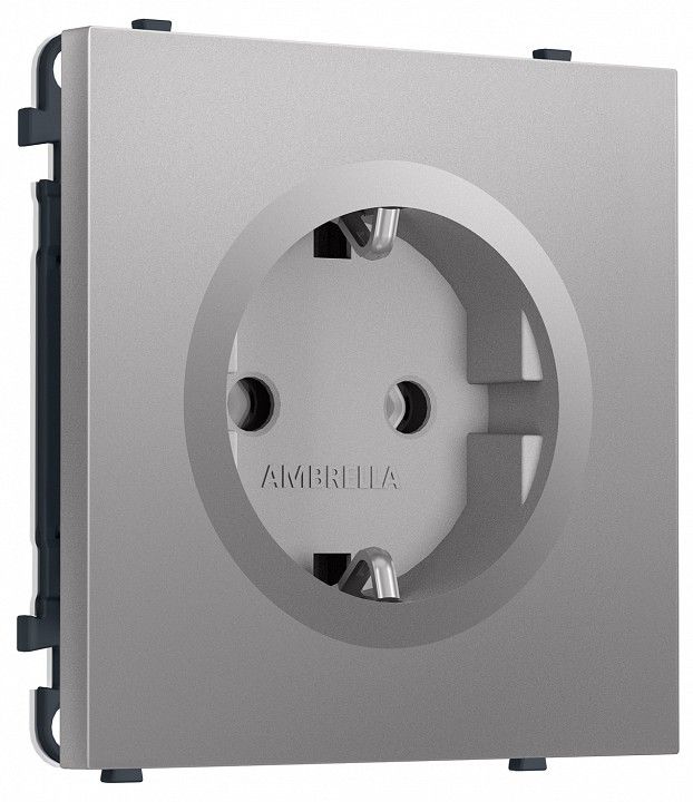 Розетка с заземлением, без рамки Ambrella Volt MS MS506010