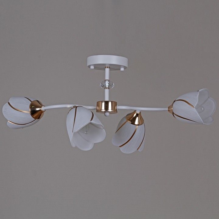 Люстра на штанге Reluce  35360-0.3-04 WH+FG