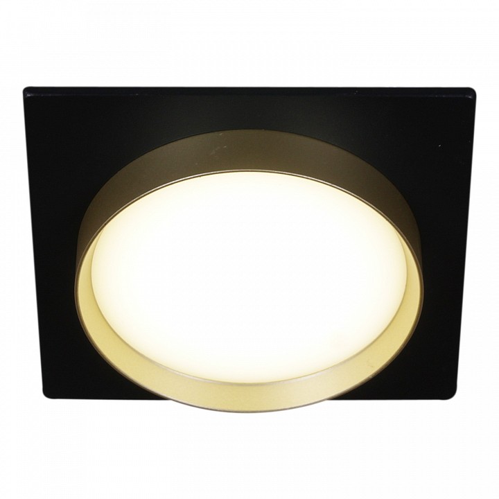 Встраиваемый светильник Reluce 53005 53005-9.0-001LD GX53 BK+GD