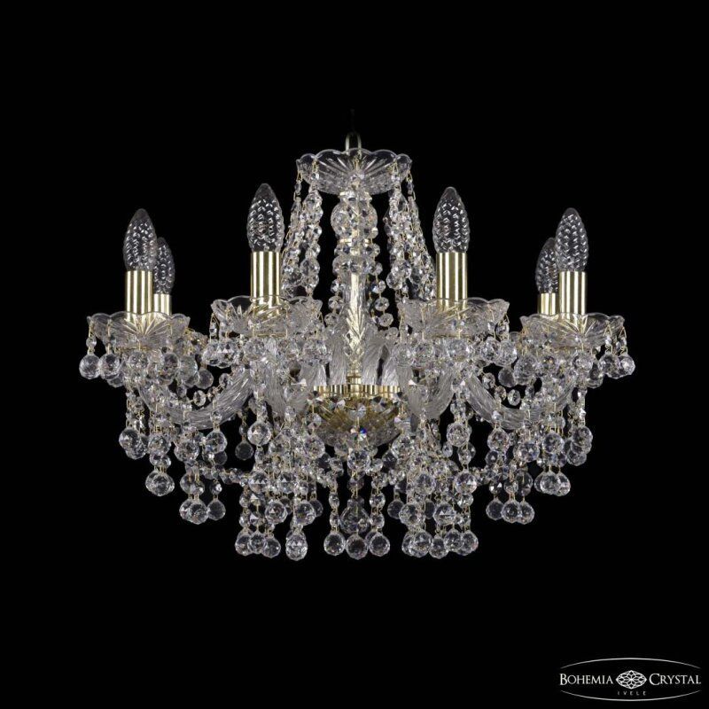 Подвесная люстра Bohemia Ivele Crystal 1409 1409/8/195 G