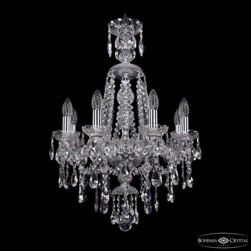 Подвесная люстра Bohemia Ivele Crystal 1415 1415/8/165/XL-70 Ni