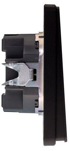Переключатель проходной одноклавишный без рамки Kranz ROUND KR-78-0709-3