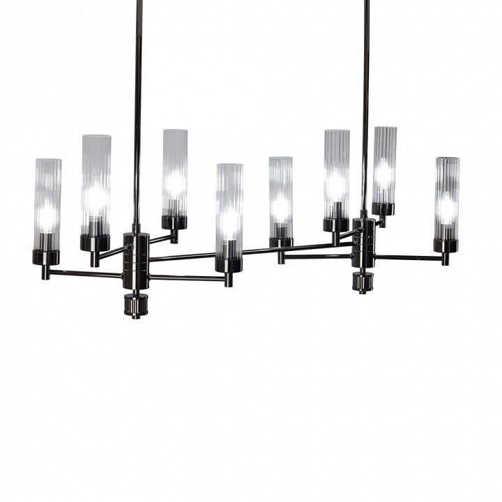 Люстра на штанге AM-Group INDIGO INDIGO SPL8 PEARL BLACK