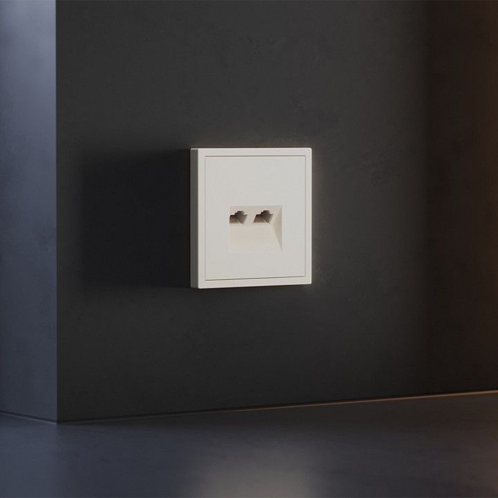 Накладка для розетки RJ-11 или RJ-45 Voltum S70 VLS001413