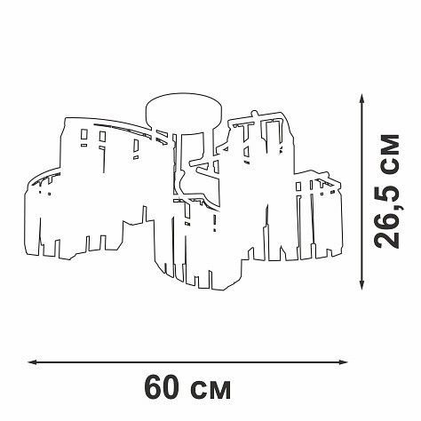 Потолочная люстра Vitaluce V5884 V5884-0/5PL