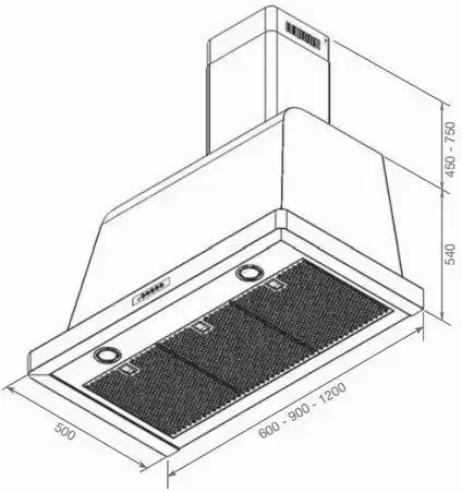Вытяжка Lofra DOLCEVITA 120 Inox