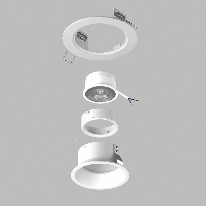 Встраиваемый светильник Lightstar Domino D61606WMOD