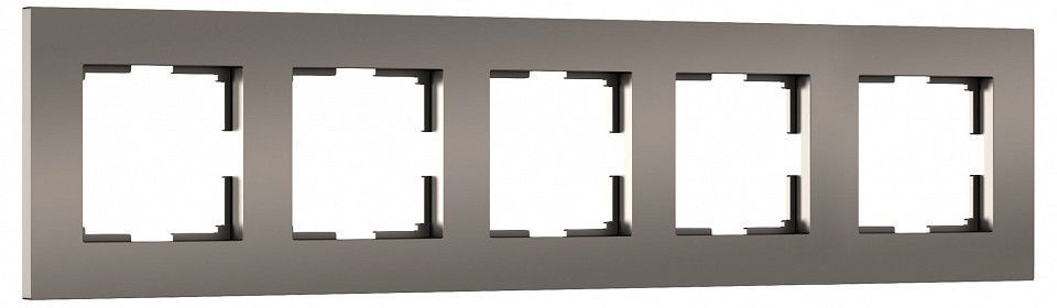 Рамка на 5 постов Werkel Slab бронза софт W0052963