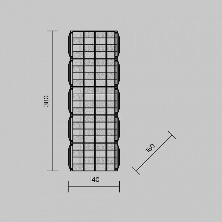 Накладной светильник Maytoni Кастелло MOD335WL-L20CH3K
