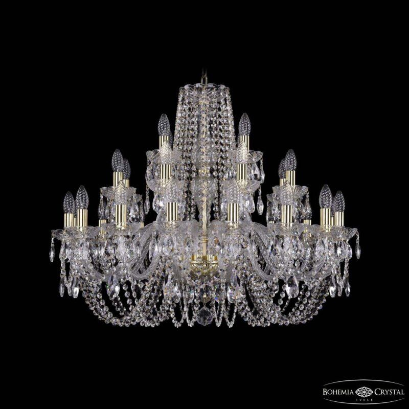 Подвесная люстра Bohemia Ivele Crystal 1402 1402/16+8+4/300 G